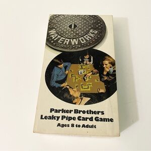 Vintage 1972 Waterworks Card Game Parker Brothers Complete with Metal Wrenches
